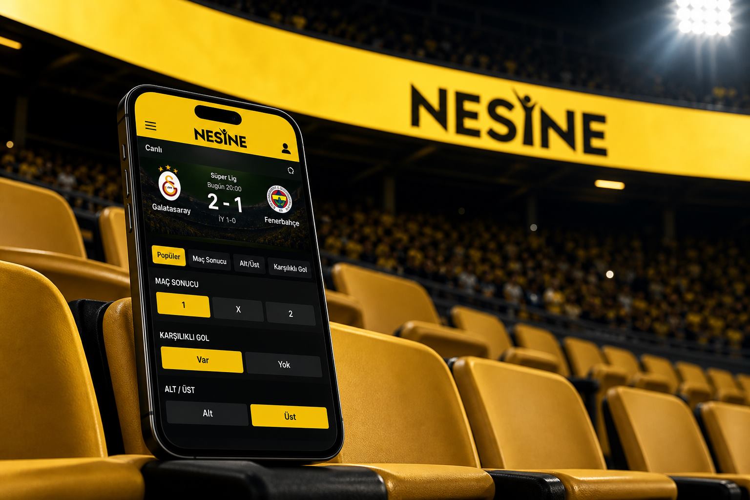 Nesine app promo