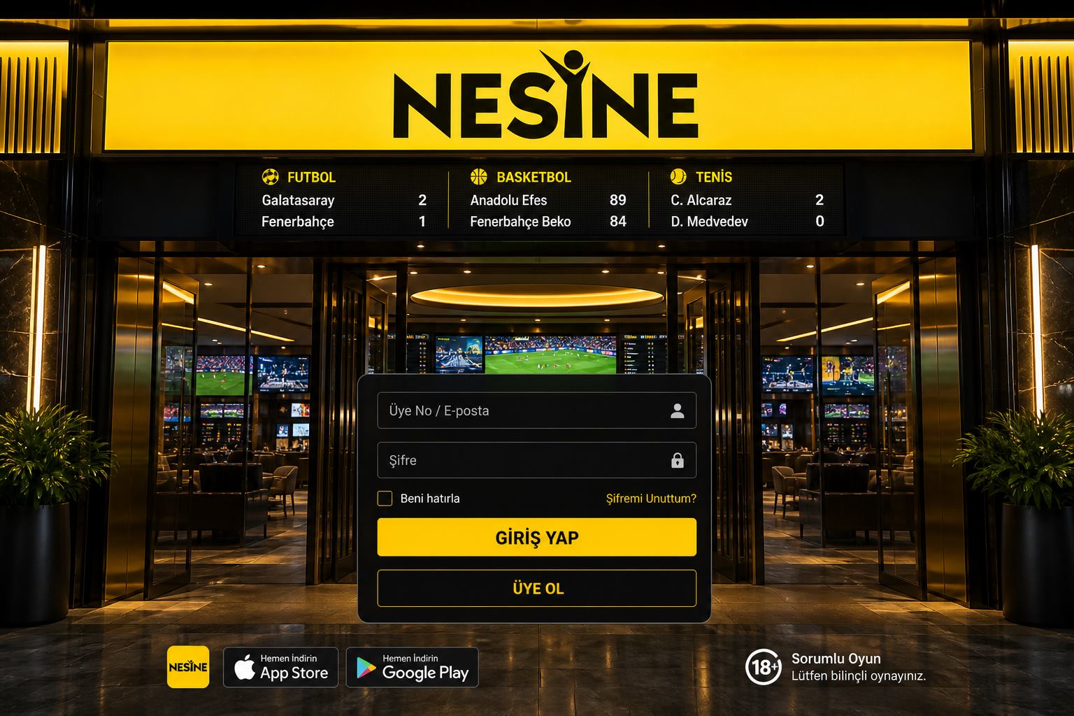 Nesine login promo
